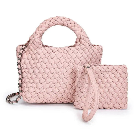 Handmade Waterproof Woven Crossbody Bag - IVORYNN