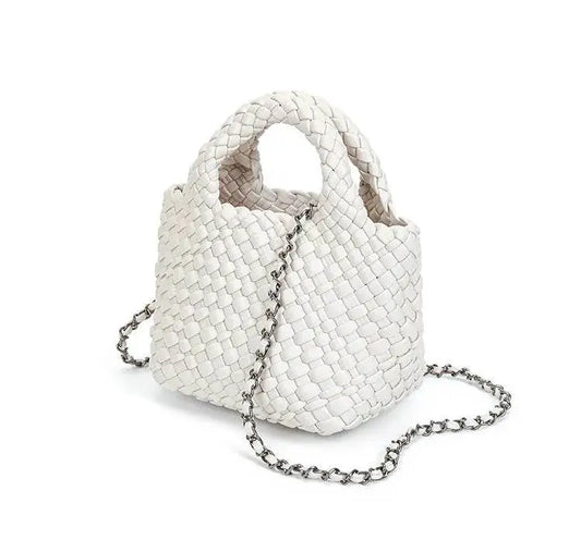 Handmade Waterproof Woven Crossbody Bag