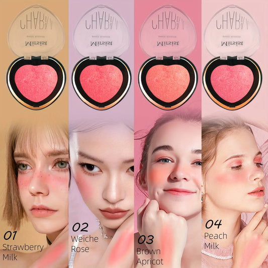 Heart Shaped luxury Soft Blush