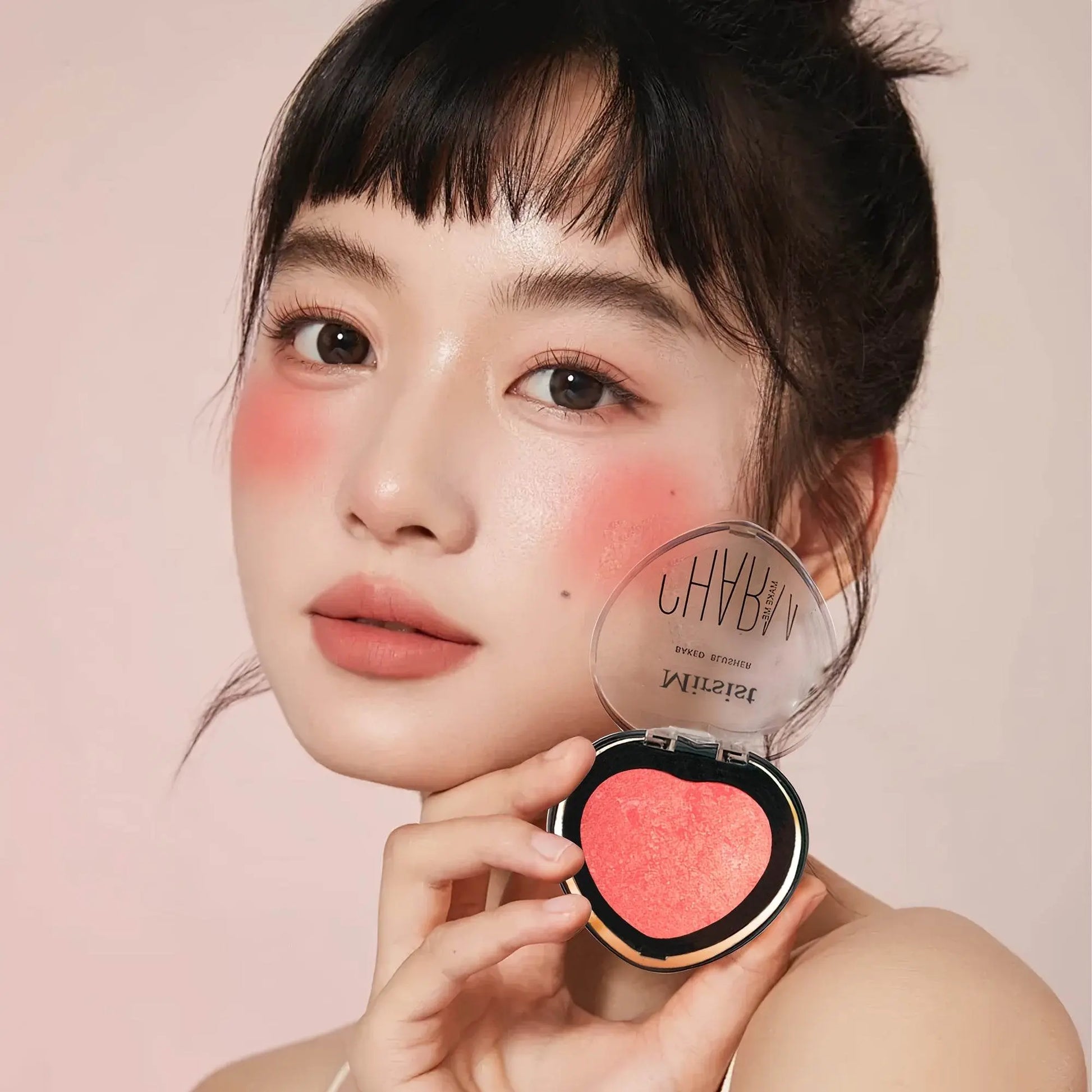 Heart Shaped luxury Soft Blush - IVORYNN