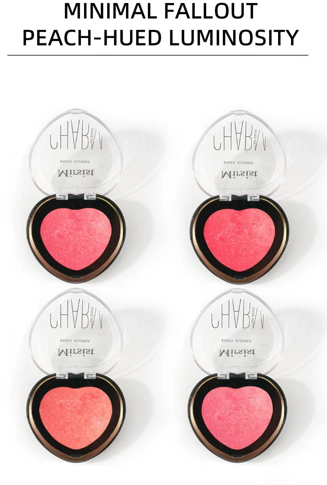 Heart Shaped luxury Soft Blush - IVORYNN