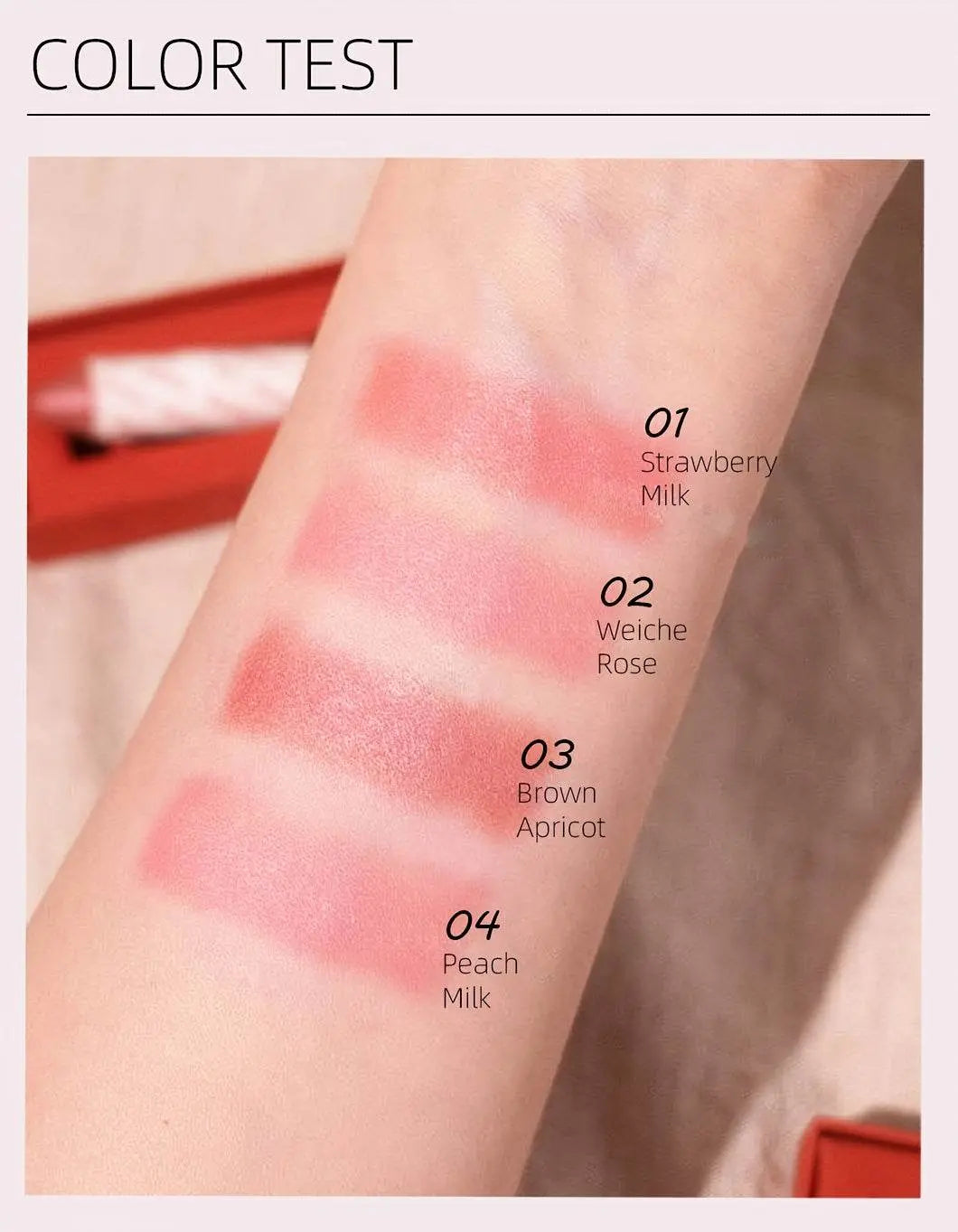 Heart Shaped luxury Soft Blush - IVORYNN