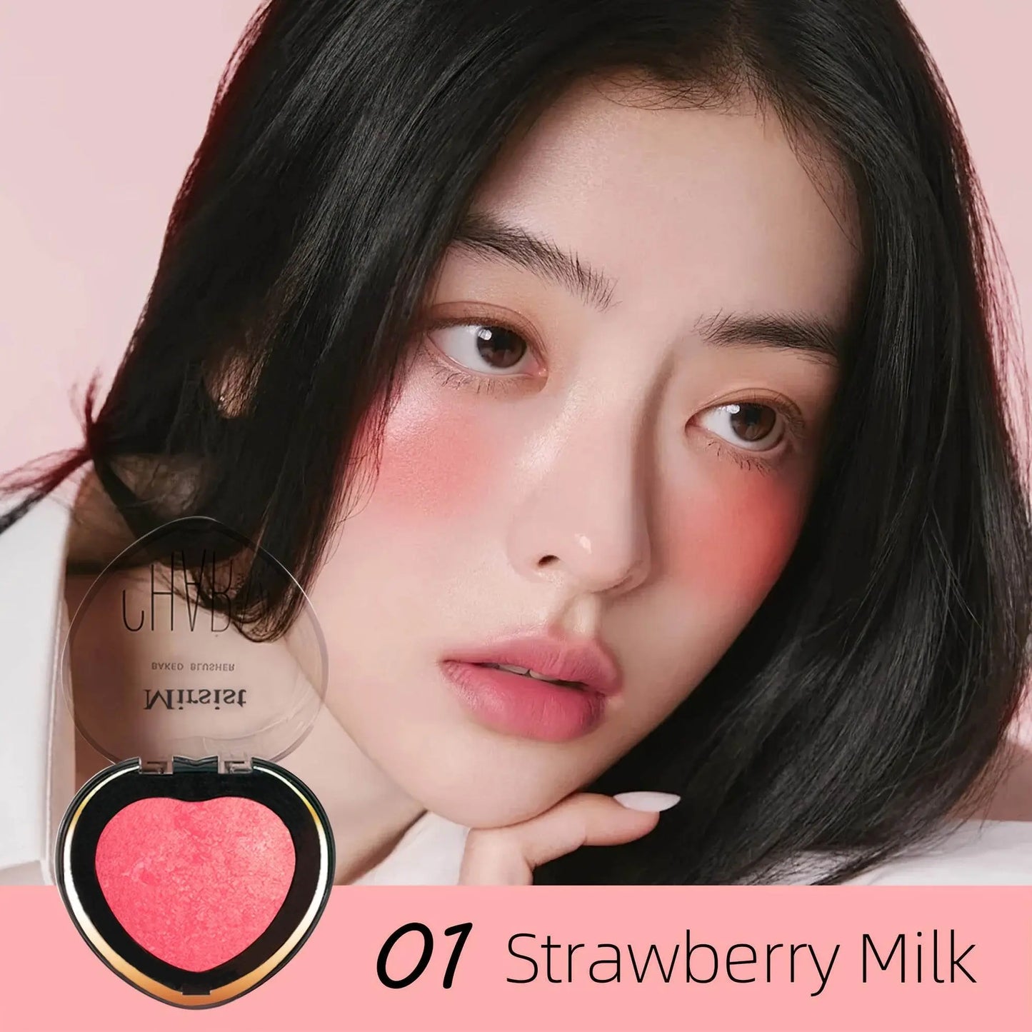 Heart Shaped luxury Soft Blush - IVORYNN