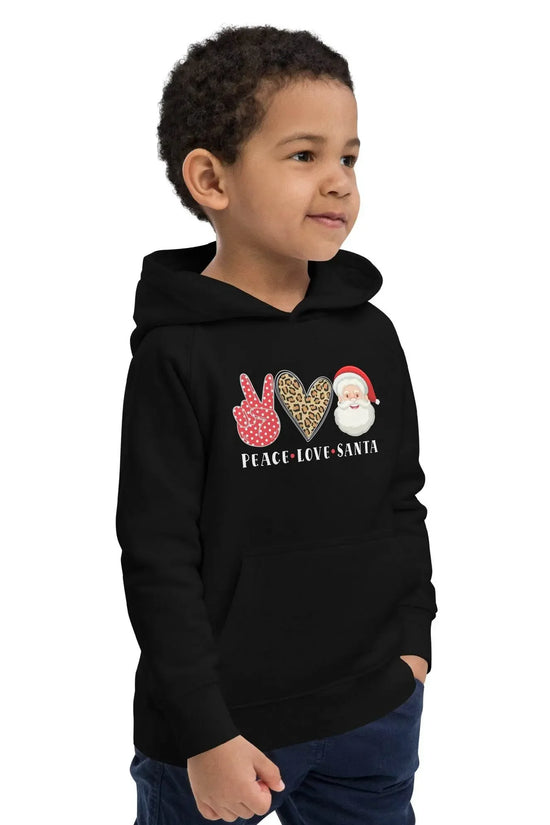 Hello Santa Kids Eco Hoodie - IVORYNN