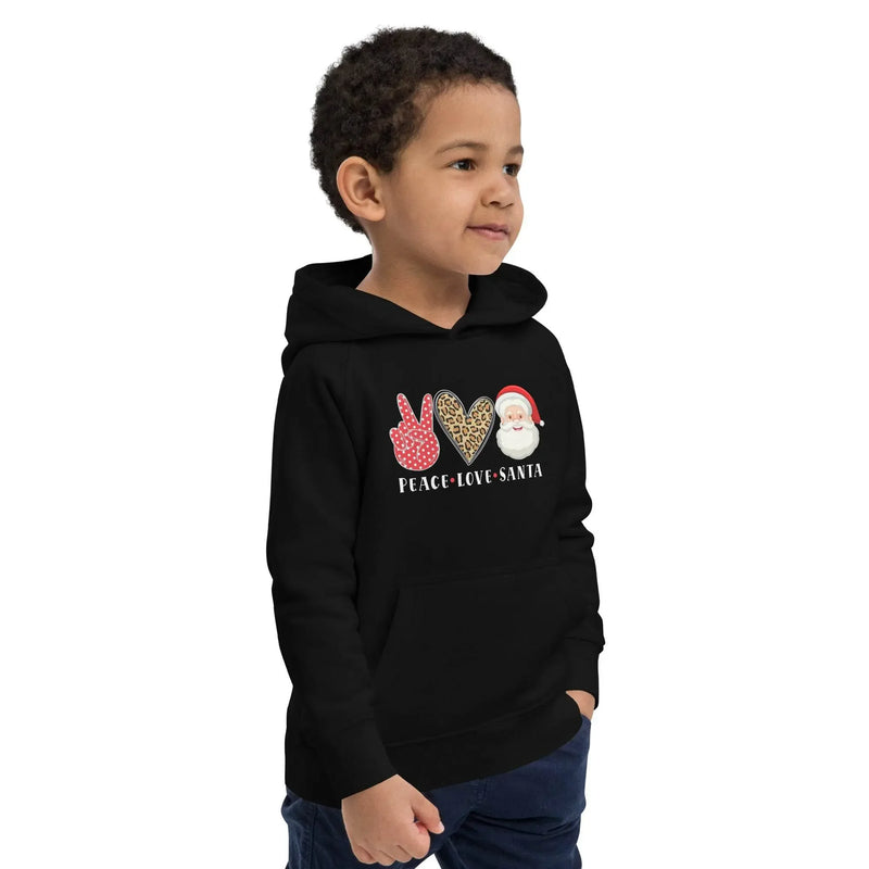 Hello Santa Kids Eco Hoodie - IVORYNN