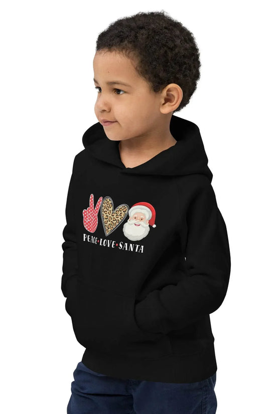 Hello Santa Kids Eco Hoodie - IVORYNN