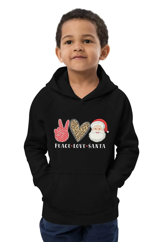 Hello Santa Kids Eco Hoodie - IVORYNN