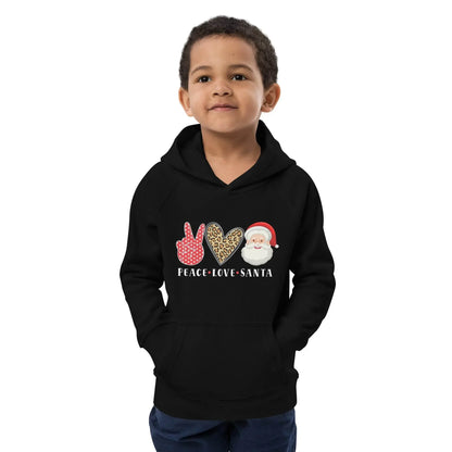 Hello Santa Kids Eco Hoodie - IVORYNN