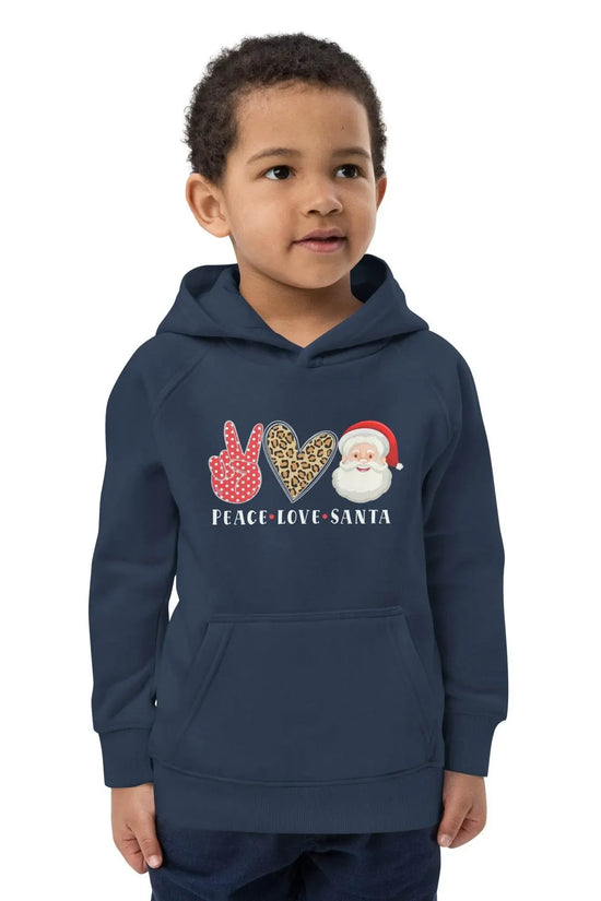 Hello Santa Kids Eco Hoodie - IVORYNN