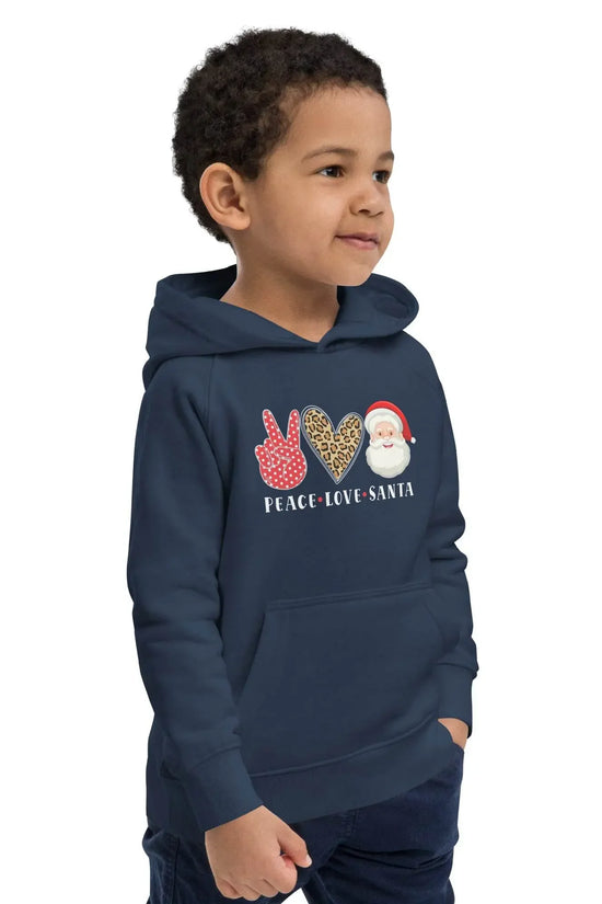 Hello Santa Kids Eco Hoodie - IVORYNN