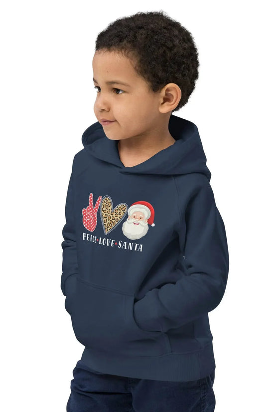 Hello Santa Kids Eco Hoodie - IVORYNN