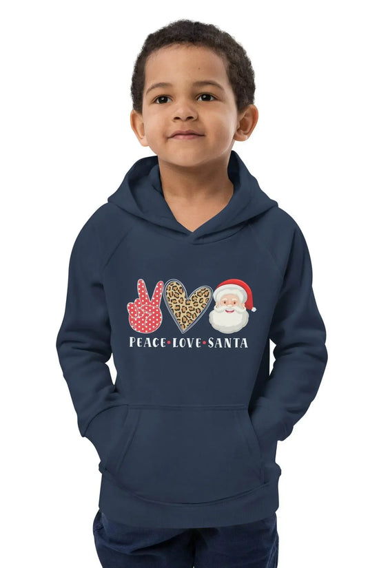 Hello Santa Kids Eco Hoodie - IVORYNN