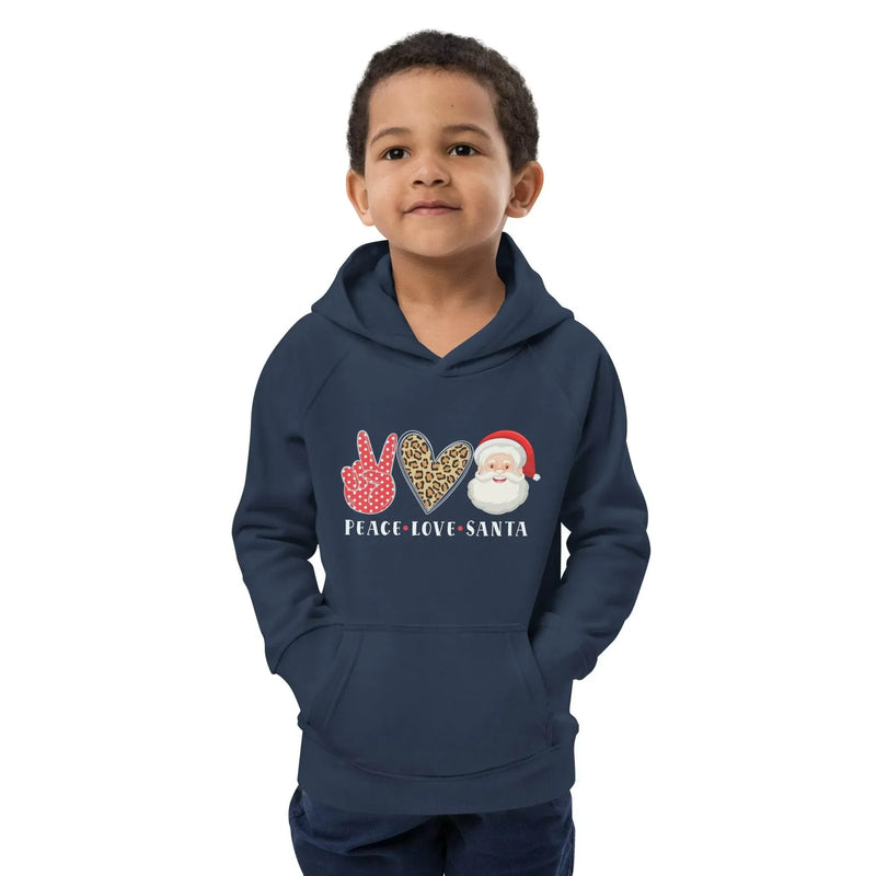 Hello Santa Kids Eco Hoodie - IVORYNN