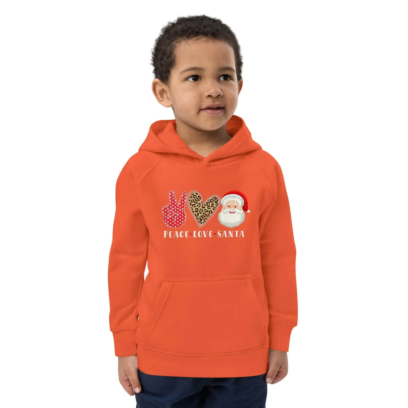 Hello Santa Kids Eco Hoodie - IVORYNN