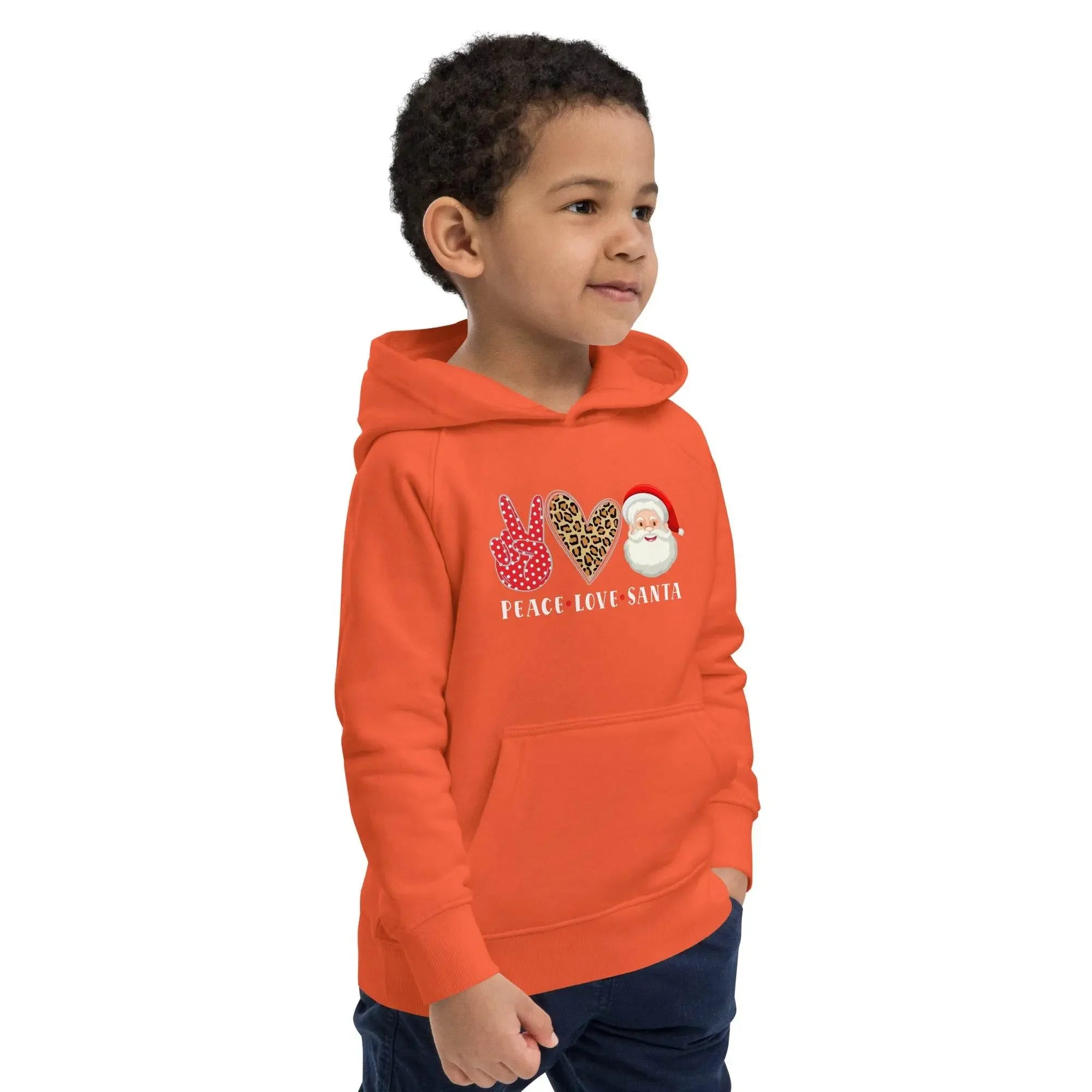 Hello Santa Kids Eco Hoodie - IVORYNN