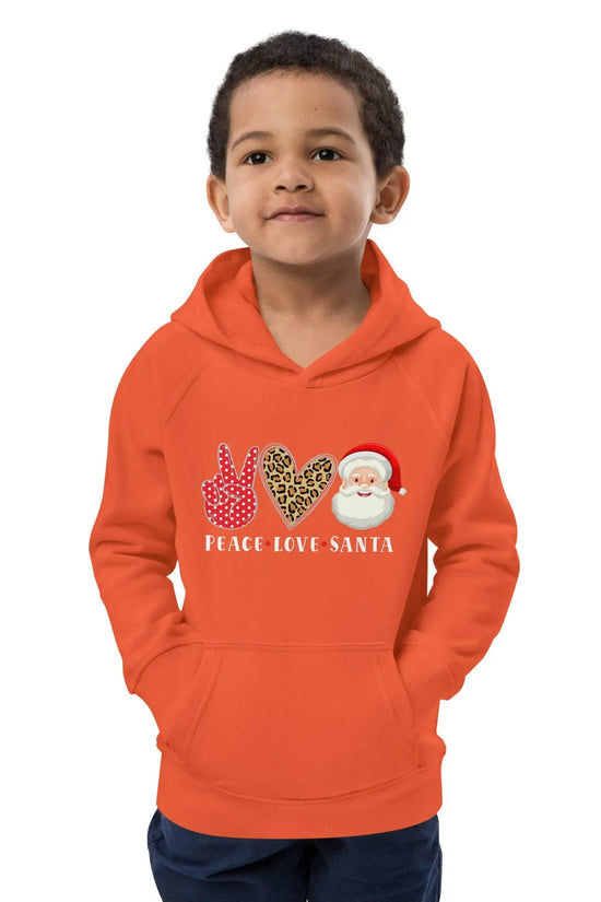 Hello Santa Kids Eco Hoodie - IVORYNN
