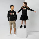 Hello Santa Kids Eco Hoodie - IVORYNN