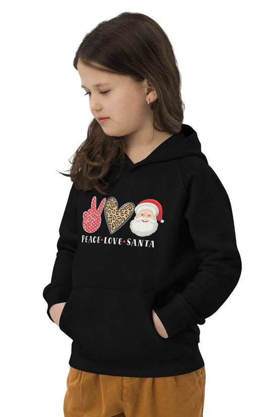 Hello Santa Kids Eco Hoodie - IVORYNN