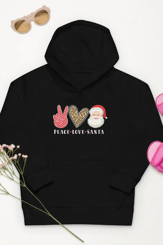 Hello Santa Kids Eco Hoodie - IVORYNN