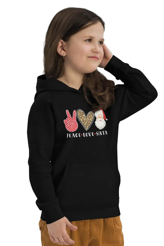 Hello Santa Kids Eco Hoodie - IVORYNN