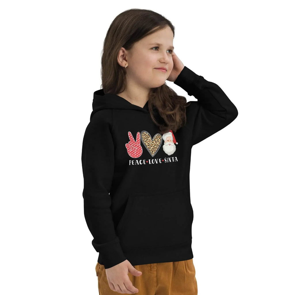 Hello Santa Kids Eco Hoodie - IVORYNN