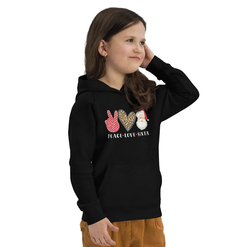 Hello Santa Kids Eco Hoodie - IVORYNN
