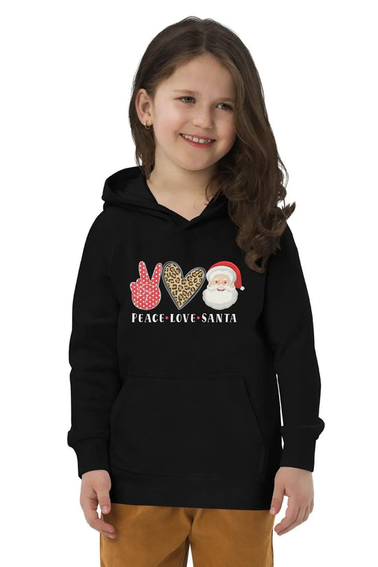 Hello Santa Kids Eco Hoodie - IVORYNN