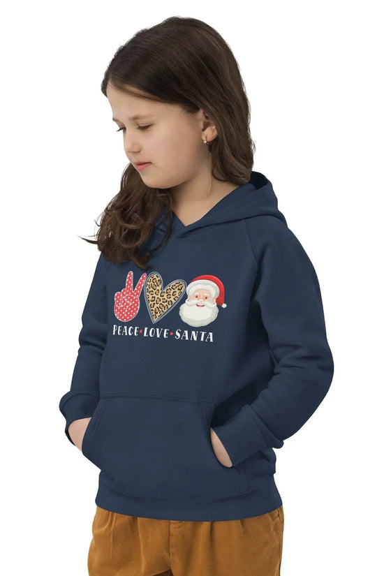 Hello Santa Kids Eco Hoodie - IVORYNN