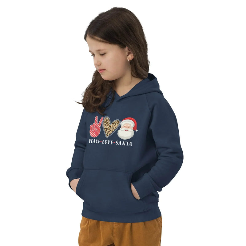 Hello Santa Kids Eco Hoodie - IVORYNN