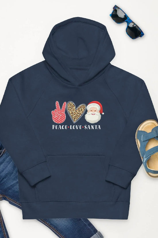 Hello Santa Kids Eco Hoodie - IVORYNN