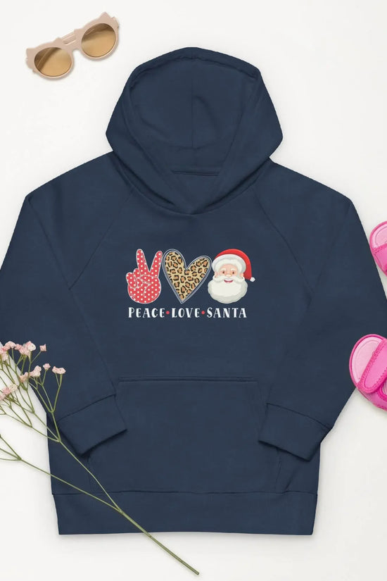 Hello Santa Kids Eco Hoodie - IVORYNN
