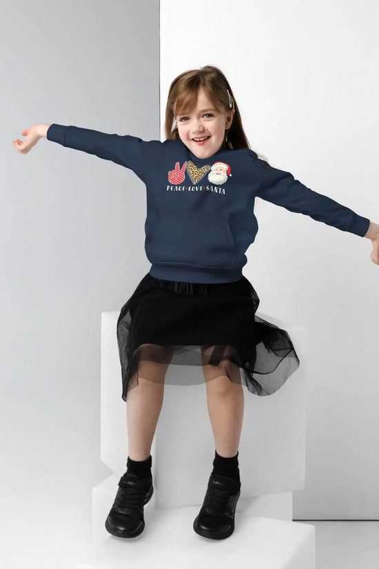 Hello Santa Kids Eco Hoodie - IVORYNN