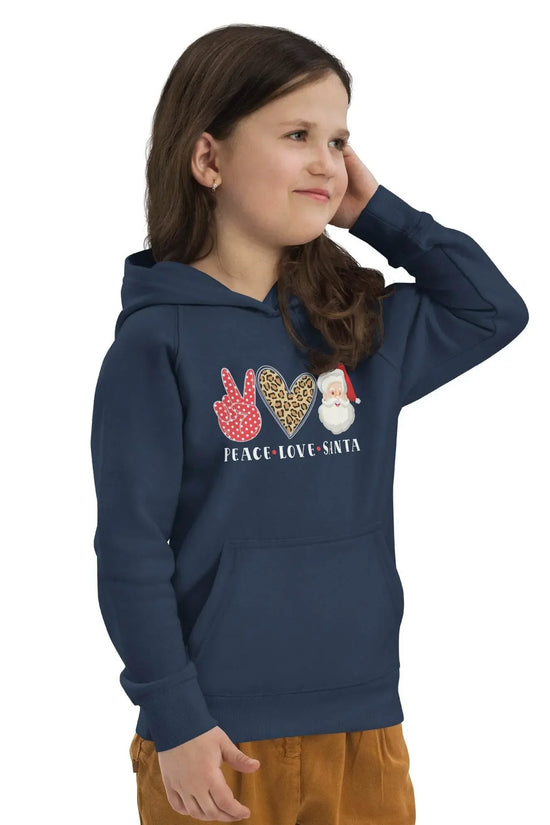 Hello Santa Kids Eco Hoodie - IVORYNN