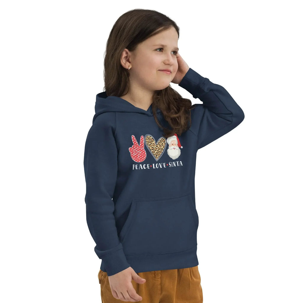 Hello Santa Kids Eco Hoodie - IVORYNN