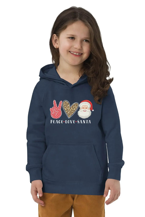 Hello Santa Kids Eco Hoodie - IVORYNN