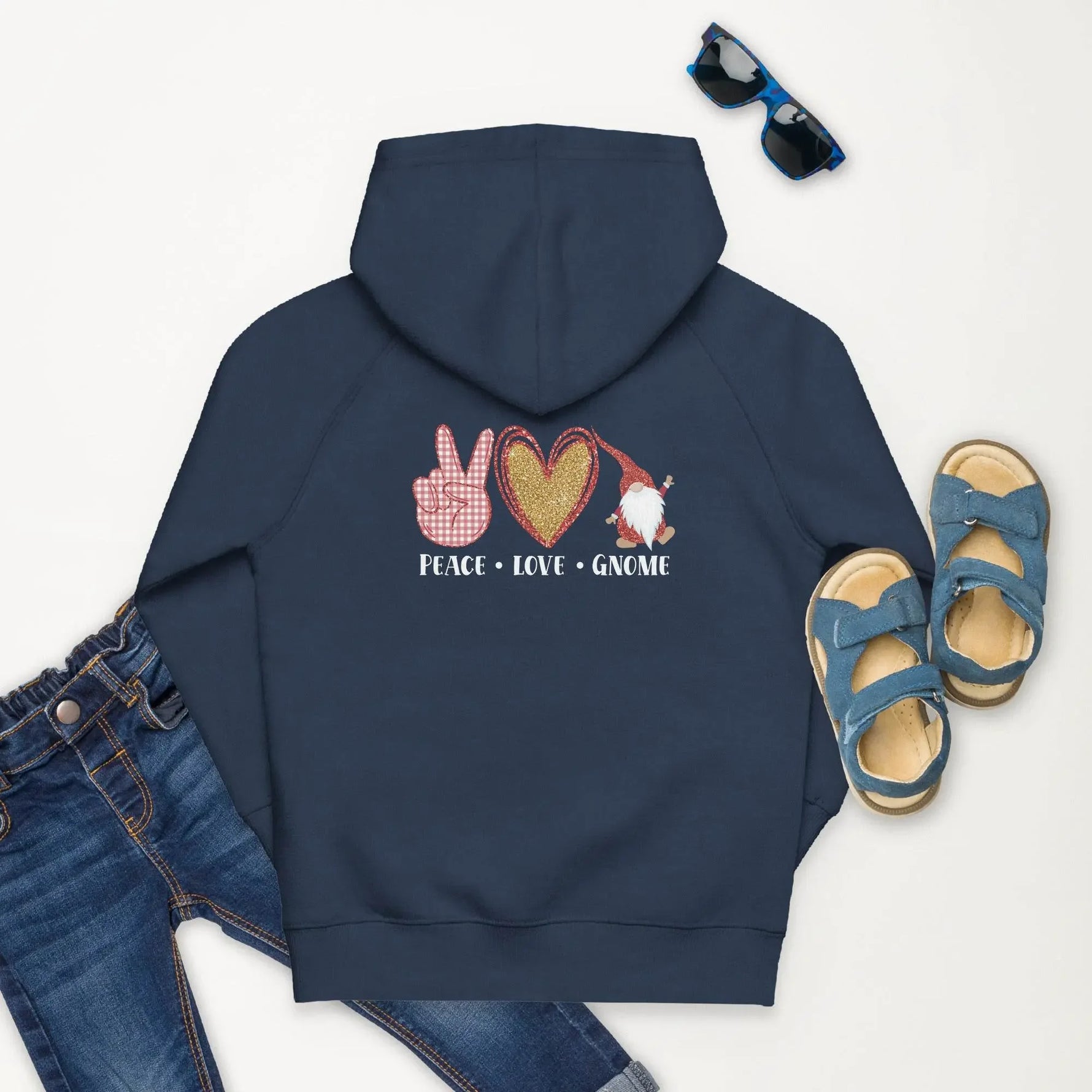Hello Santa Kids Eco Hoodie - IVORYNN