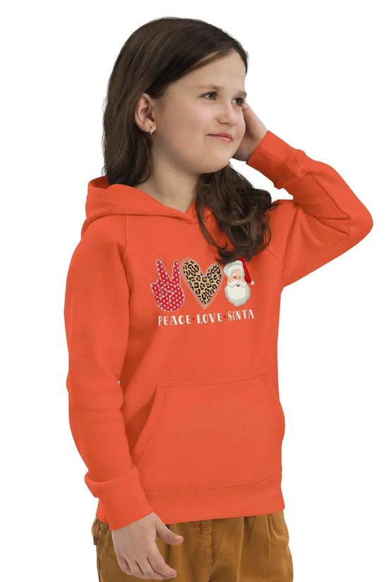 Hello Santa Kids Eco Hoodie - IVORYNN