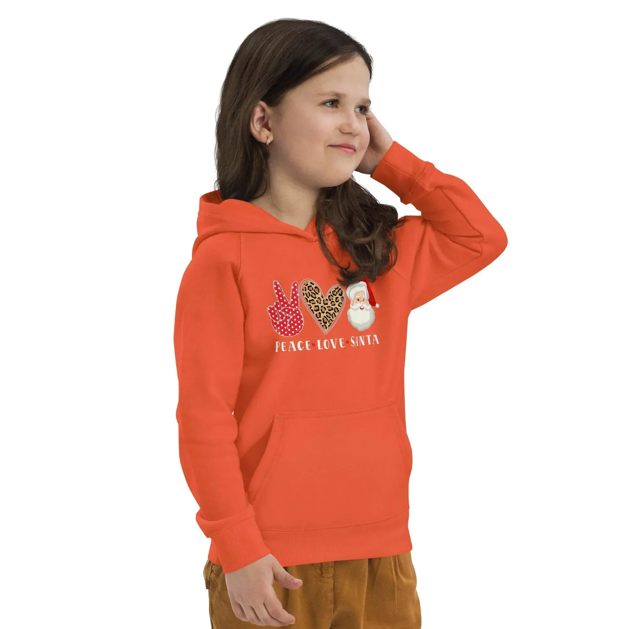 Hello Santa Kids Eco Hoodie - IVORYNN