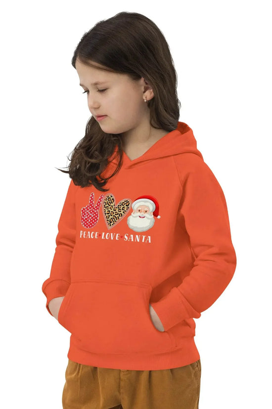 Hello Santa Kids Eco Hoodie - IVORYNN