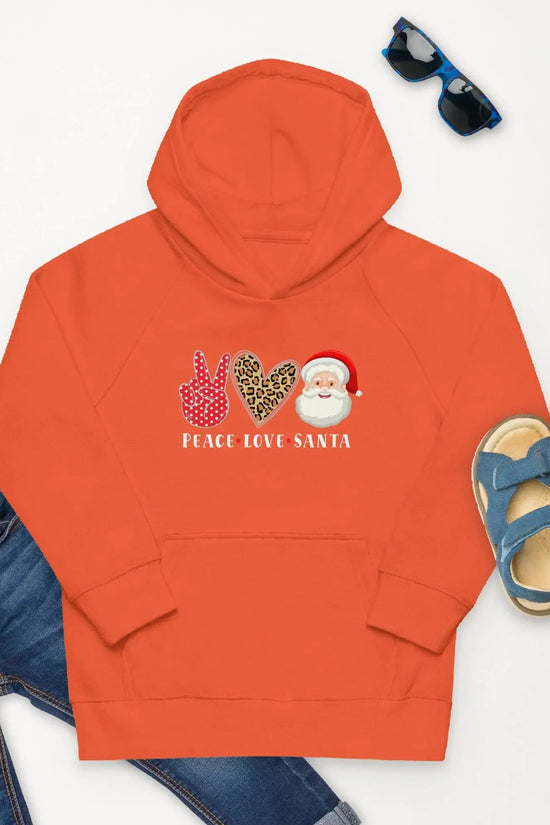 Hello Santa Kids Eco Hoodie - IVORYNN