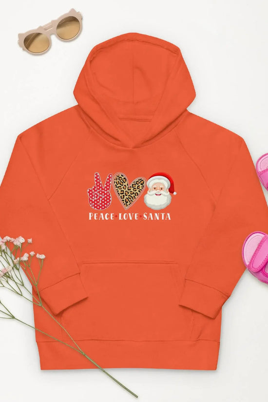 Hello Santa Kids Eco Hoodie - IVORYNN