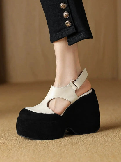 High Thick Luxury Women Sandals - IVORYNN