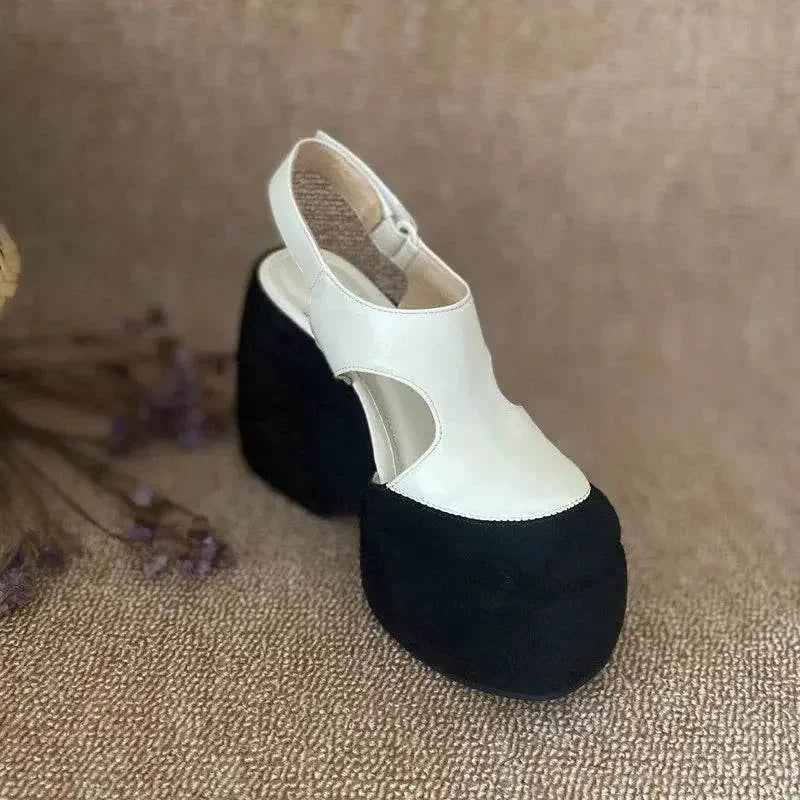 High Thick Luxury Women Sandals - IVORYNN