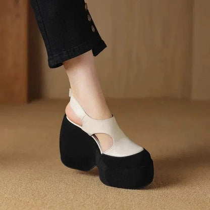 High Thick Luxury Women Sandals - IVORYNN