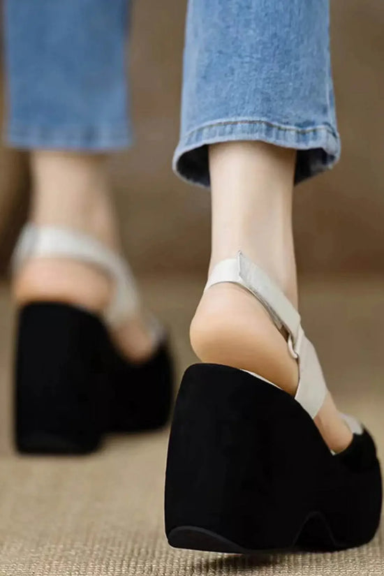 High Thick Luxury Women Sandals - IVORYNN