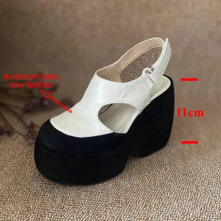 High Thick Luxury Women Sandals - IVORYNN