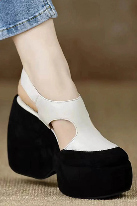 High Thick Luxury Women Sandals - IVORYNN