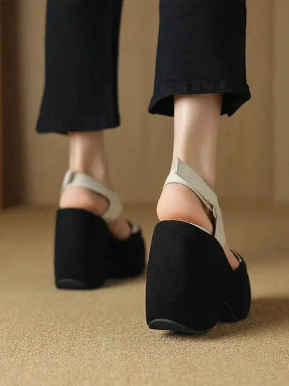 High Thick Luxury Women Sandals - IVORYNN