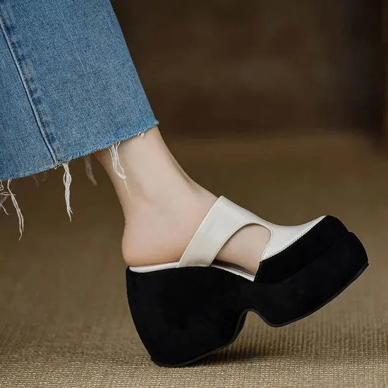 High Thick Luxury Women Sandals - IVORYNN