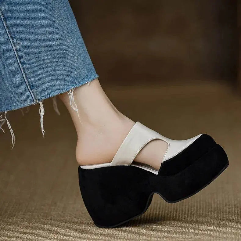 High Thick Luxury Women Sandals - IVORYNN